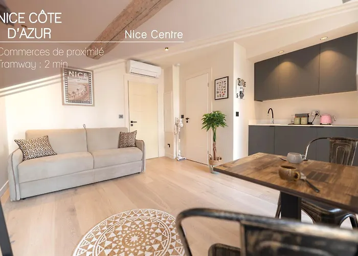 Joli Studio Au Coeur De Nice